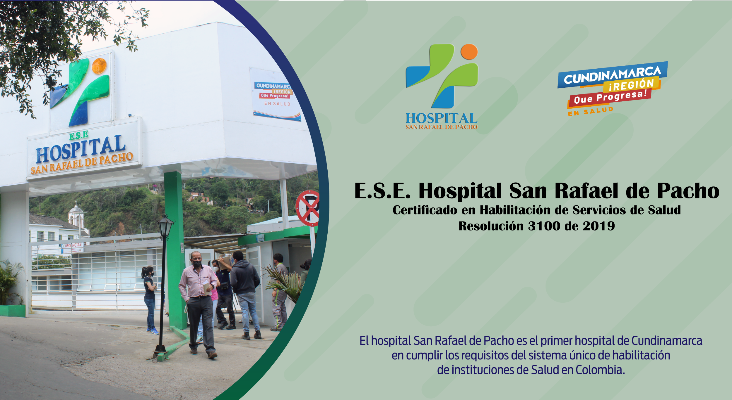 E.S.E. Hospital San Rafael de Pacho Certificado en Habilitación de Servicios de Salud